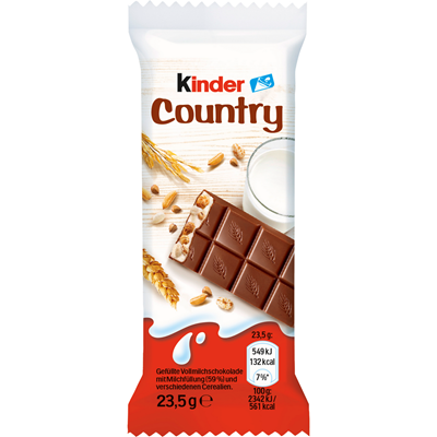 Kinder Country 20 Stück à 23,5 g - 470 g Karton