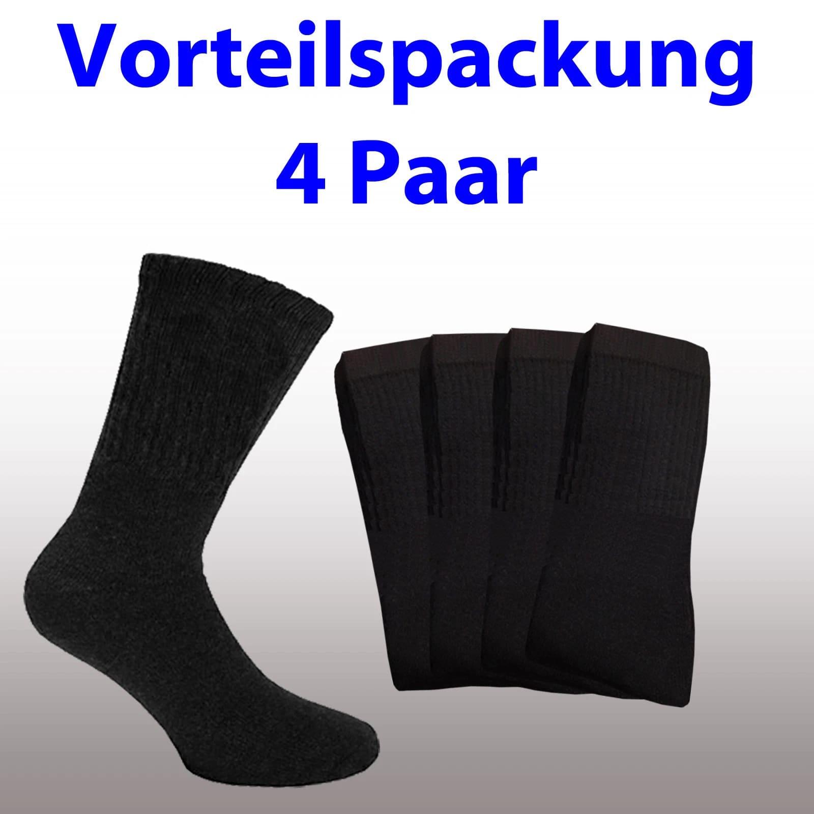 Freizeit Socken schwarz, 70 % Baumwolle