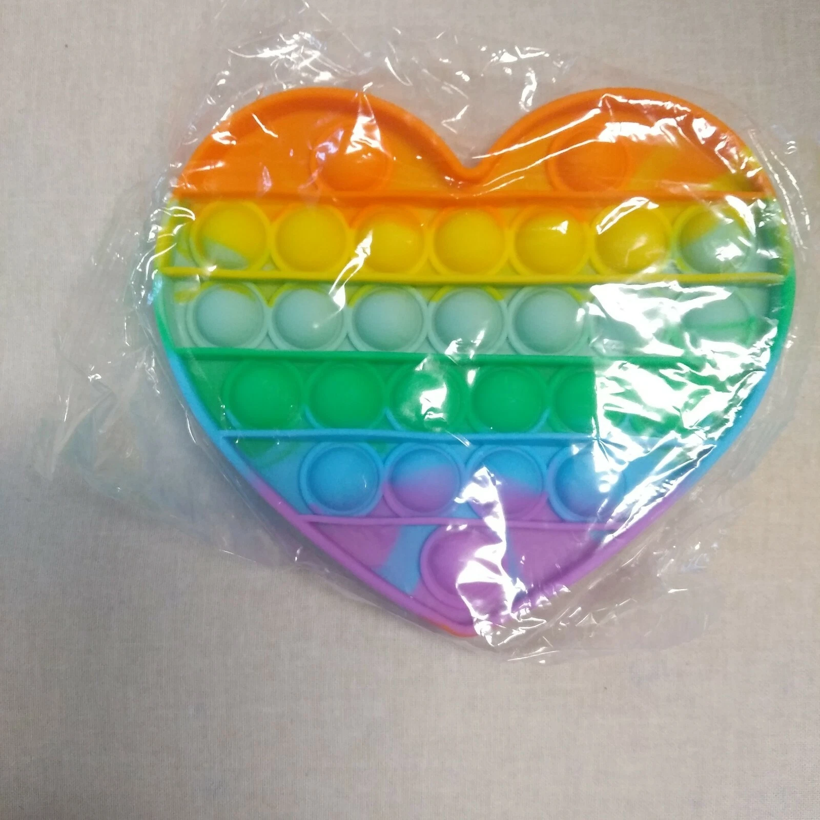 Push It Pop Fidget Bubble Pop Trend Spielzeug Toy Anti Stress Rainbow TikTok