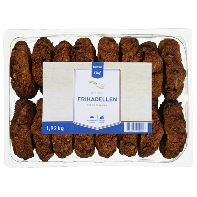 Frikadellen fertig gebraten - 1,92 kg Packung