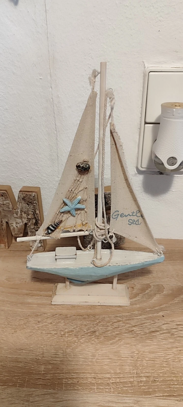 Holz-Ornament Segelyacht - Gentle Sea